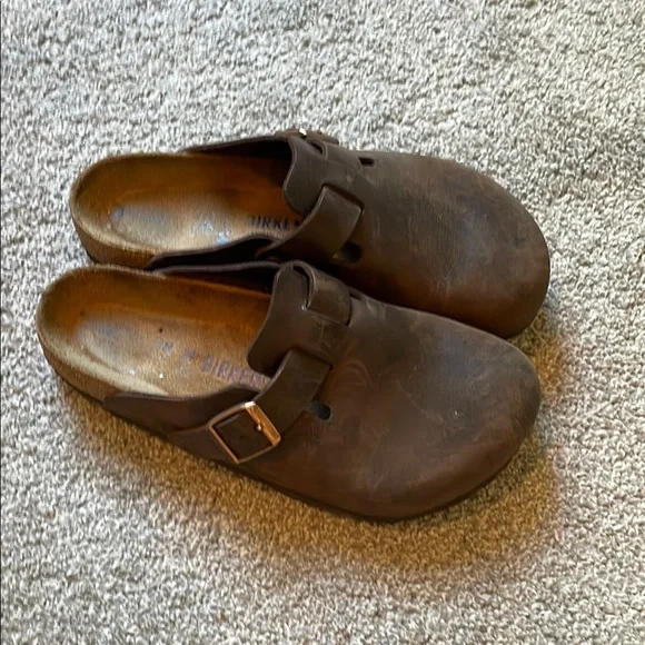 Birkenstock | Shoes | Birkenstock Brown Slipon Loafers With  display picture 1